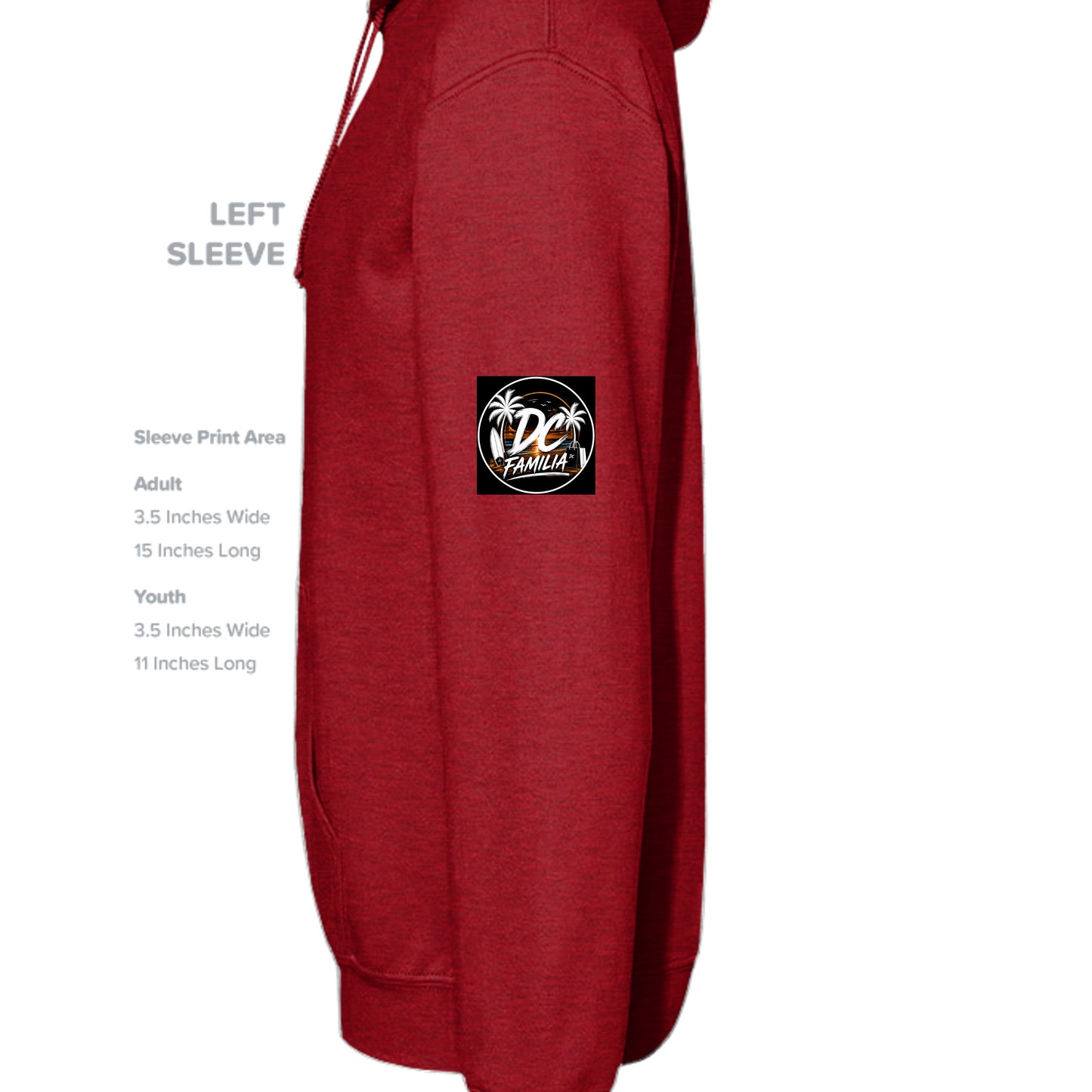 ANTIQUE CHERRY RED - G185 - SLEEVE_LEFT