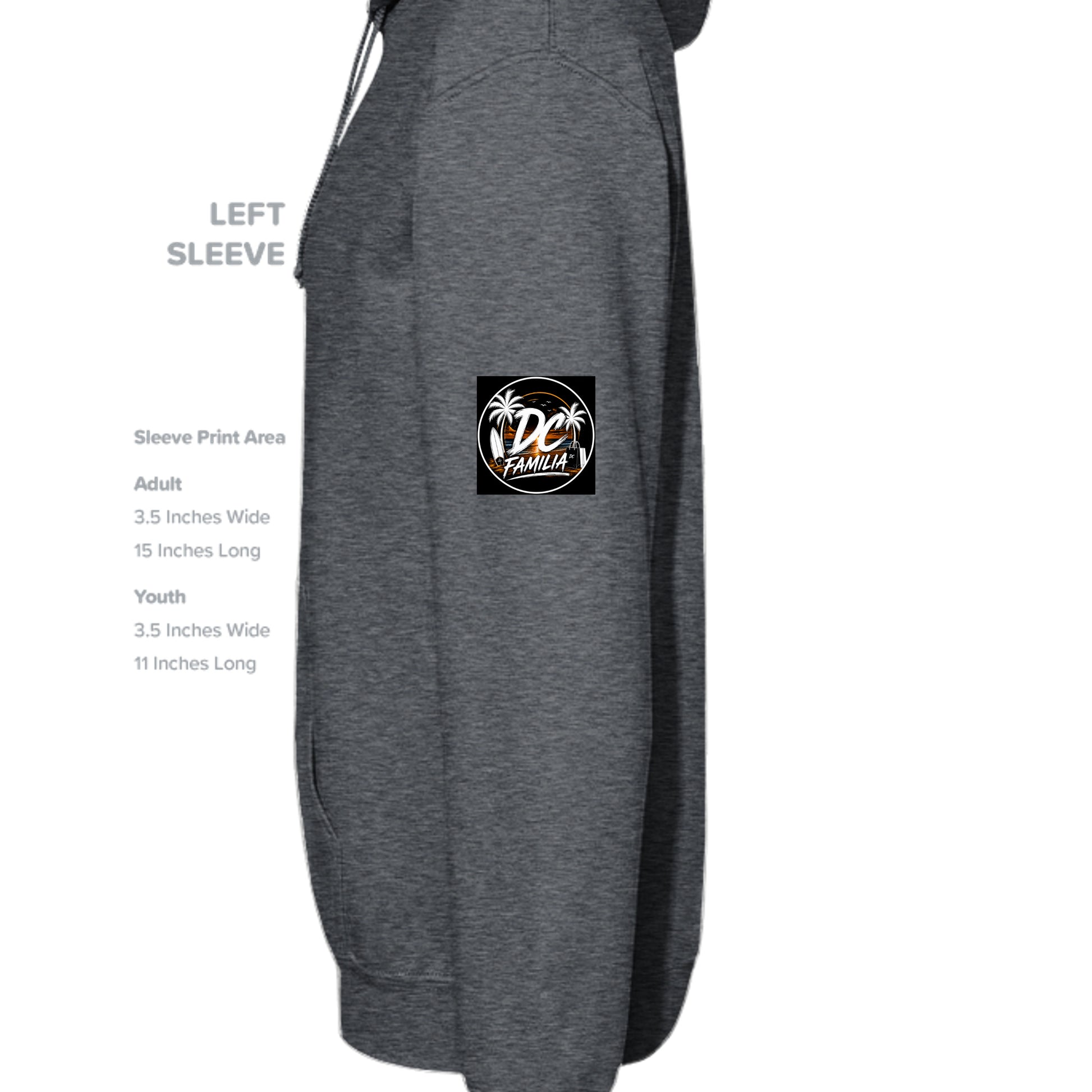 DARK HEATHER - G185 - SLEEVE_LEFT