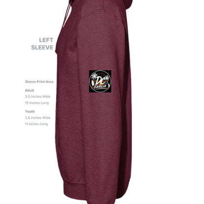 Heather Dark Maroon - G185 - SLEEVE_LEFT