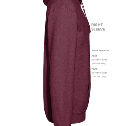 Heather Dark Maroon - G185 - SLEEVE_RIGHT