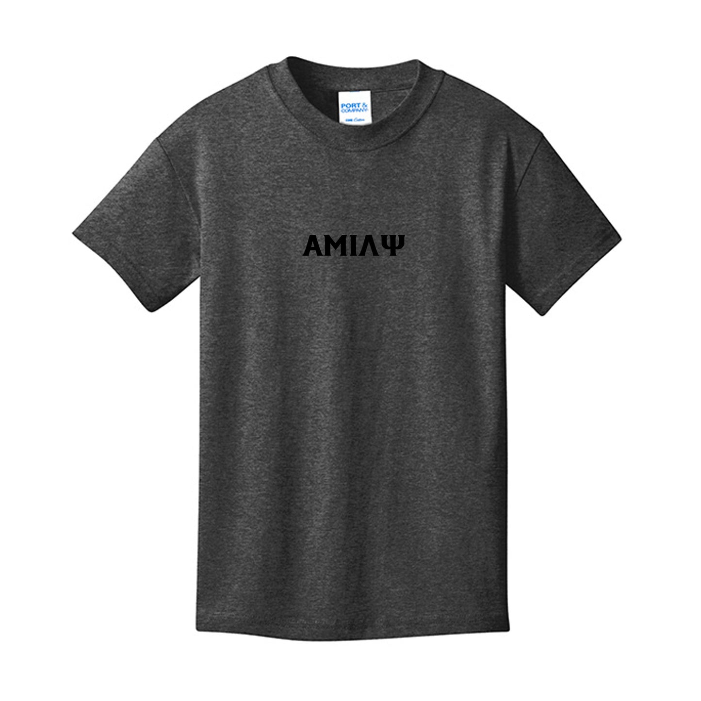 Dark Heather Grey - PC54Y - FRONT